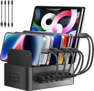 🔥100W USB C Charging Station for Multiple Devices, Nexwell 7-Ports Smart USB🔥 - Picture 1 of 8