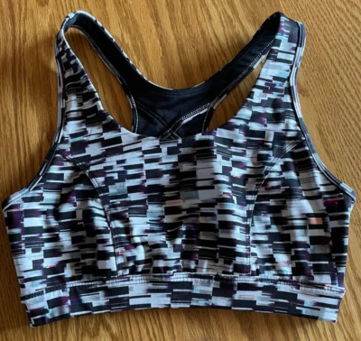 Tek Gear High Impact Sports Bra Sz Medium Multicolor Unpadded - Image 1 of 4