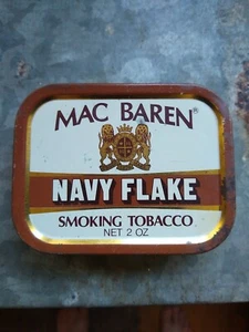Mac Baren fiocco di tabacco latta blu navy Danimarca - Foto 1 di 10
