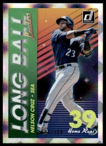 2018 Donruss Long Ball Leaders Crystals Nelson Cruz /999 Seattle Mariners #LBL7 - Picture 1 of 2