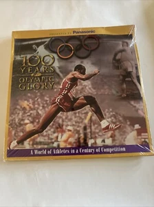 Laserdisc - 100 Years Of Olympic Glory. Presented By Panasonic. Rare- Sealed - Picture 1 of 3