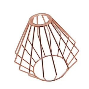 Metal Pendant Light Shade Ceiling Industrial Geometric Wire Cage Lampshade Decor - Picture 1 of 59