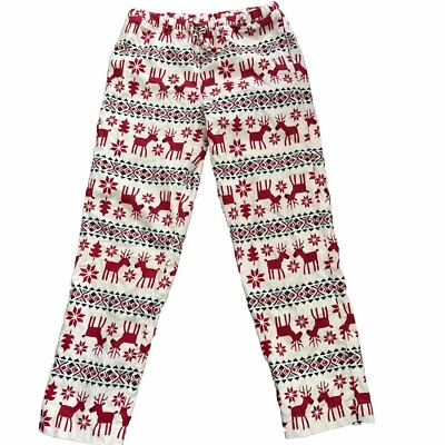Hannah Anderson Pajama Lounge Pants Flannel Men’s Small Fair Isle With Pockets - Image 1 of 3