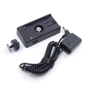 Batterie factice NP-FW50 avec kit plaque adaptateur NP-F pour Sony Alpha NEX6 A7S ZV-E10 - Photo 1 sur 6