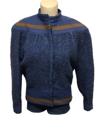 Gianni Versace шерсти альпака смесь Bomber куртка размер маленький женщин итальянский винтажный - Изображение 1 из 4