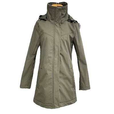 Chaqueta Mia Melon Para Mujer XS Verde Stella Pius Sarga Capucha Abrigo Impermeable Nueva Con Etiquetas Foto 1 de 4