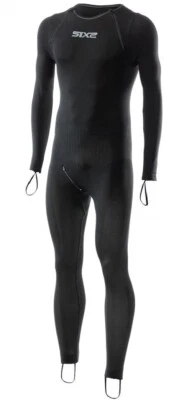 SOTTOTUTA INTERO MOTO TERMICO SIXS SIX2 STX RACING ALL BLACK TG XS/S - Immagine 1 di 3