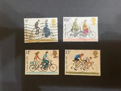British Used Stamps. 100 Years Of Cycling Clubs In Britain. 1978 Set. - Image 1 of 2