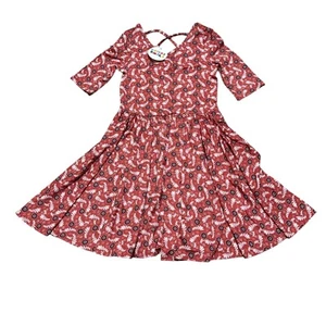 Dot Dot Smile NWT Big Girls Size 7 Floral Ballerina Twirl Dress - Picture 1 of 6