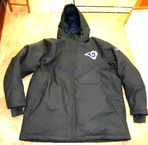 Giacca uomo Nike NFL LA RAMS On Field Apparel Storm-Fit 550 grigia piumino taglia 3XL - Foto 1 di 23