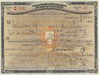 Prohibition Liquor Prescription 1922 Official License Whiskey Bootleggers 057