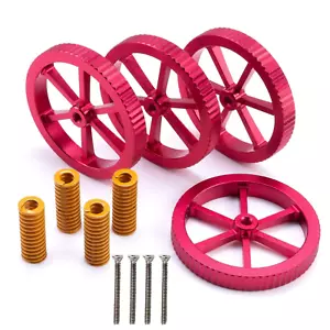 Manopole di livellamento in metallo aggiornate con molle letto caldo per Ender 3/3 Pro/3 V2 Ender - Foto 1 di 11