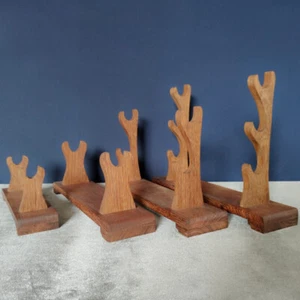 Wenge Japanese Samurai Sword Holder Stand Katana Tanto Assembly Rack 1~3 Tier - Picture 1 of 15