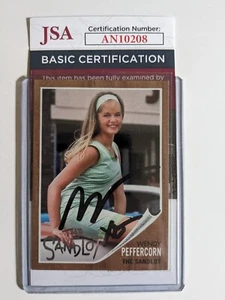 Tarjeta Topps firmada por Marley Shelton auto lote de arena Wendy Peffercorn autógrafo JSA 208 - Imagen 1 de 1