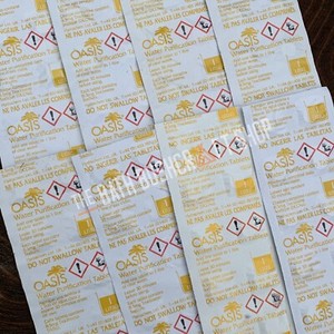 100 X OASIS WATER PURIFICATION TREATMENT TABLETS BUSHCRAFT SURVIVAL HIKING CAMPI