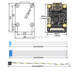 "80P 60Hz HDMI auf CSI-2 Adapter I2S für Raspberry BliKVM PiKVM ""KVM over IP" - Bild 1 von 4