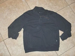 Boy's"GAP Kids"Blue Pockets Mockneck 1/3 Zip Closure100%Cotton Sweater size M(8) - Picture 1 of 5