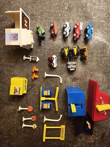 Micro Máquinas Galoob de Colección Mixto Años 80 Coches Tractor Remolque Gasolinera Ems - Imagen 1 de 19