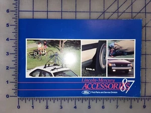 1987 Lincoln Mercury Accessories Brochure Original - Foto 1 di 1