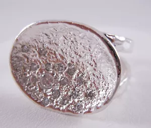Melinda Maria Pod Pave Ring White CZ Adjustable Ring NEW - Picture 1 of 3