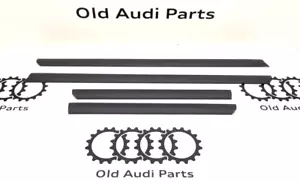 NEU OEM ORIGINAL Zierleiste Tür Abschlussleiste Set Audi 90 B3 Typ89 - Bild 1 von 8