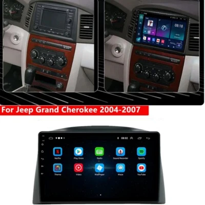 10.1'' Android 12 Car Stereo Radio GPS Navi For Jeep Grand Cherokee 2004-2007 - image 1 of 4
