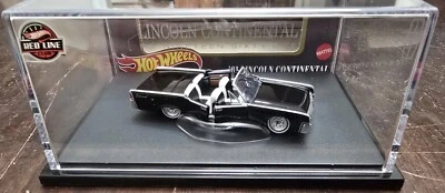 Hot Wheels 2024 RLC эксклюзивный выпуск '61 Lincoln Continental настоящий черный JFK *НОВЫЙ* - Изображение 1 из 4