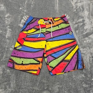 Volcom Board Shorts Mens 32 Multi Colored sunburst Surf beach casual swim trunks - Picture 1 of 15