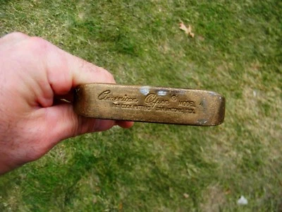 Vintage RAY COOK GOLF American Open MODEL 4 PUTTER RH Brass Blade - Image 1 of 4