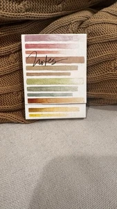 PUNCH STUDIO NOTEPAD 75 SHEETS NOTES WATERCOLOR MAGNETIC CLOSURE 3 X 4 NEW 59210 - Picture 1 of 2