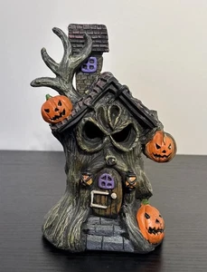 Ashland Halloween Tiny 7.5” LED Color Changing Haunted Tree House Please Read - Picture 1 of 12