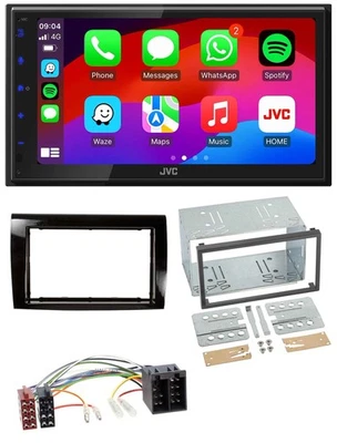 JVC Bluetooth USB MP3 2DIN DAB Autoradio für Fiat Bravo (ab 2007) - Bild 1 von 4