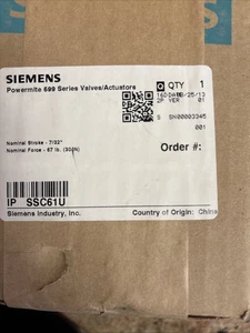 SIEMENS SSC61U, Powermite MT Series Actuator, 24 Vac, 0 to 10 VDC - Picture 1 of 3