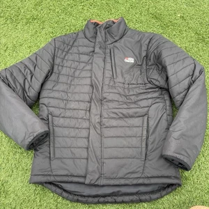 Abu Garcia Quilted Padded Jacket Coat Black Men's Fishing Medium - Picture 1 of 18