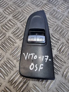 MERCEDES VITO INTERRUTTORE COMANDO ALZACRISTALLI DESTRO A4479052300 MANUALE W447 PANNELLO FURGONE 2017 - Foto 1 di 7