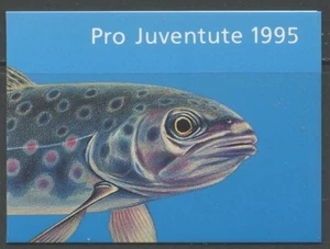 SWITZERLAND Sc#B609 1995 River Trout Stapled Booklet of 10 Stamps OG Mint NH - Picture 1 of 3