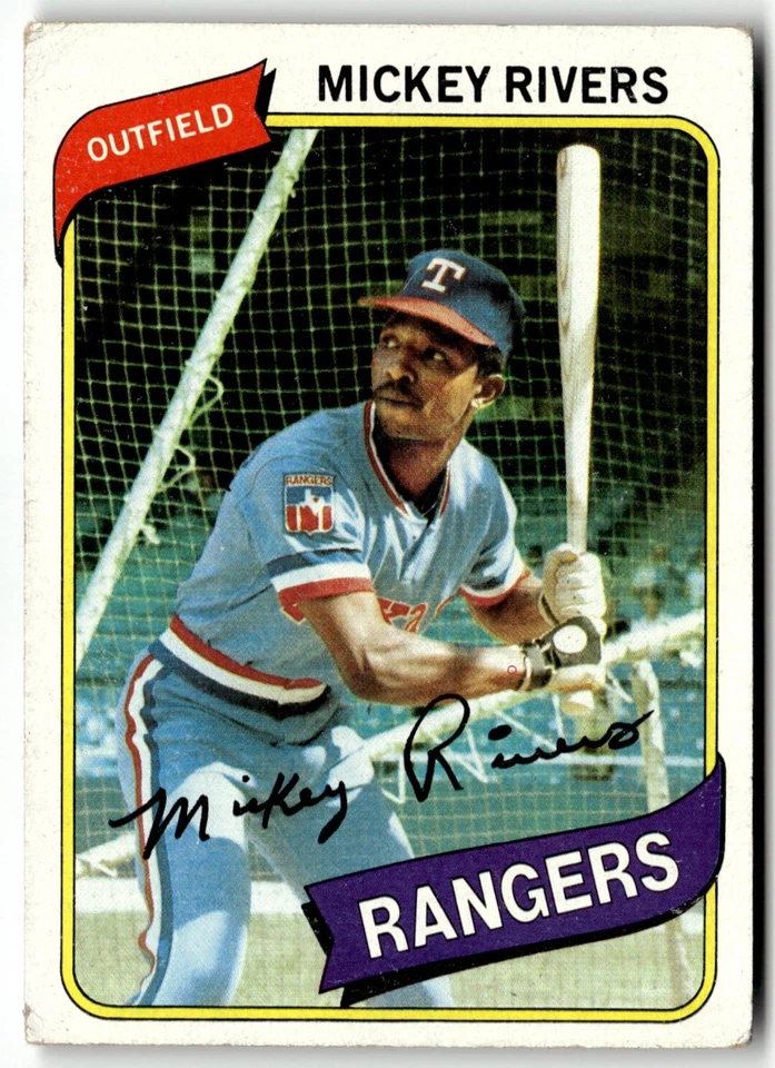 1980 Topps - Mickey Rivers #485 - Image 1 of 2