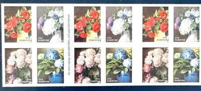 SoCo Stamps US Scott #5240b Flowers from the Garden Full Booklet of 20 MNH - Image 1 of 2