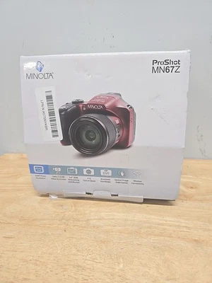 Minolta ProShot MN67Z 20MP / 1080p HD Bridge Digital Camera w/67x Optical Zoom - Image 1 of 4