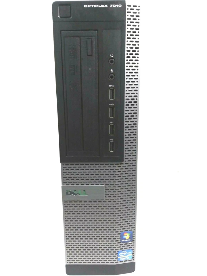 Dell OptiPlex 7010 DT Core i7 3770 3.4 GHz 16GB RAM 256GB SSD Win 10 Pro - Image 1 of 4