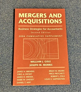 Mergers and Acquisitions : Business Strategies for Accountants, 2006 Cumulative - Picture 1 of 5