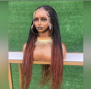 Handmade Cornrow Braided Wig - Picture 1 of 5