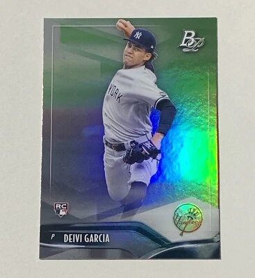 2021 Bowman Platinum Deivi Garcia RC #63 New York Yankees - Image 1 of 2