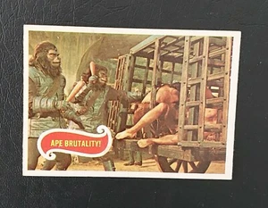 Planet of The Apes Film Canadian O-Pee-Chee 1967 #13 Ape Brutality! Card - Picture 1 of 2