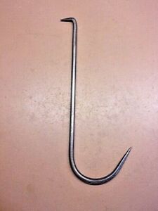 Nice'n'Clean Hand Forged Barn Beam Hook 13" Long w/Nice Wide Sharpened Ends LQQK