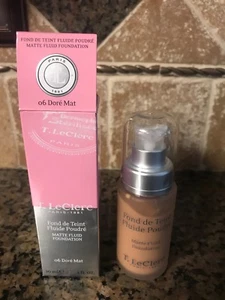 New T. LeClerc Fond De Teint Matte Fluid Foundation 06 Dore Mat 1 Oz. - Picture 1 of 1