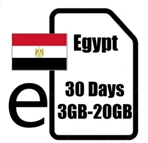 Egypt eSIM 3GB - 20GB for 30 Days - DIGITAL Travel eSIM - Picture 1 of 1