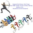 Compound Bow Release Aids 3 4 Finger Grip Thumb Trigger Caliper Archery