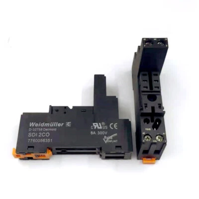 1Pc WEIDMULLER SDI 2CO 7760056351 Relay Scket 8A 300V - Image 1 of 2