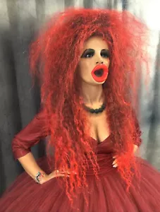 Latexmaske GOGO KATE B + XXL-MUND XXL-PERÜCKE WIMPERN Crossdresser Frau Drag - Bild 1 von 19